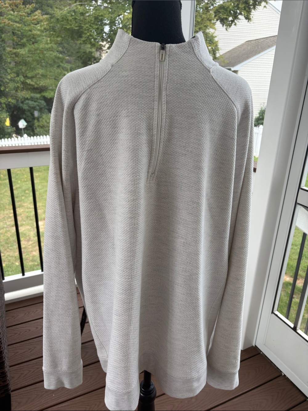 Men's VRST Quarter-Zip Pullover Sweater - Light Gray